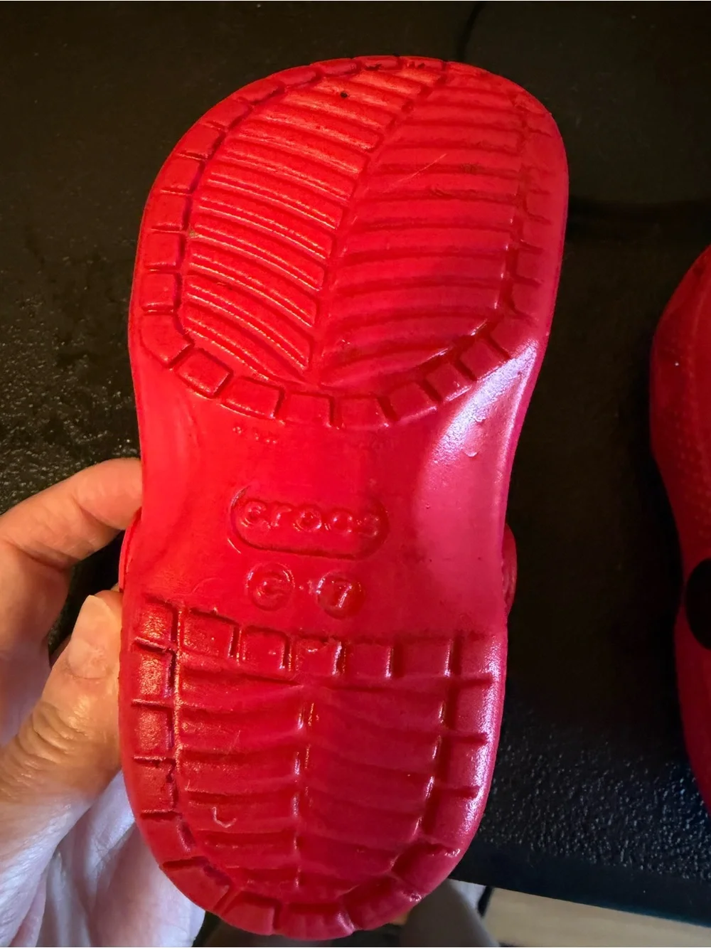 CROCS Kids Red Classic Clog